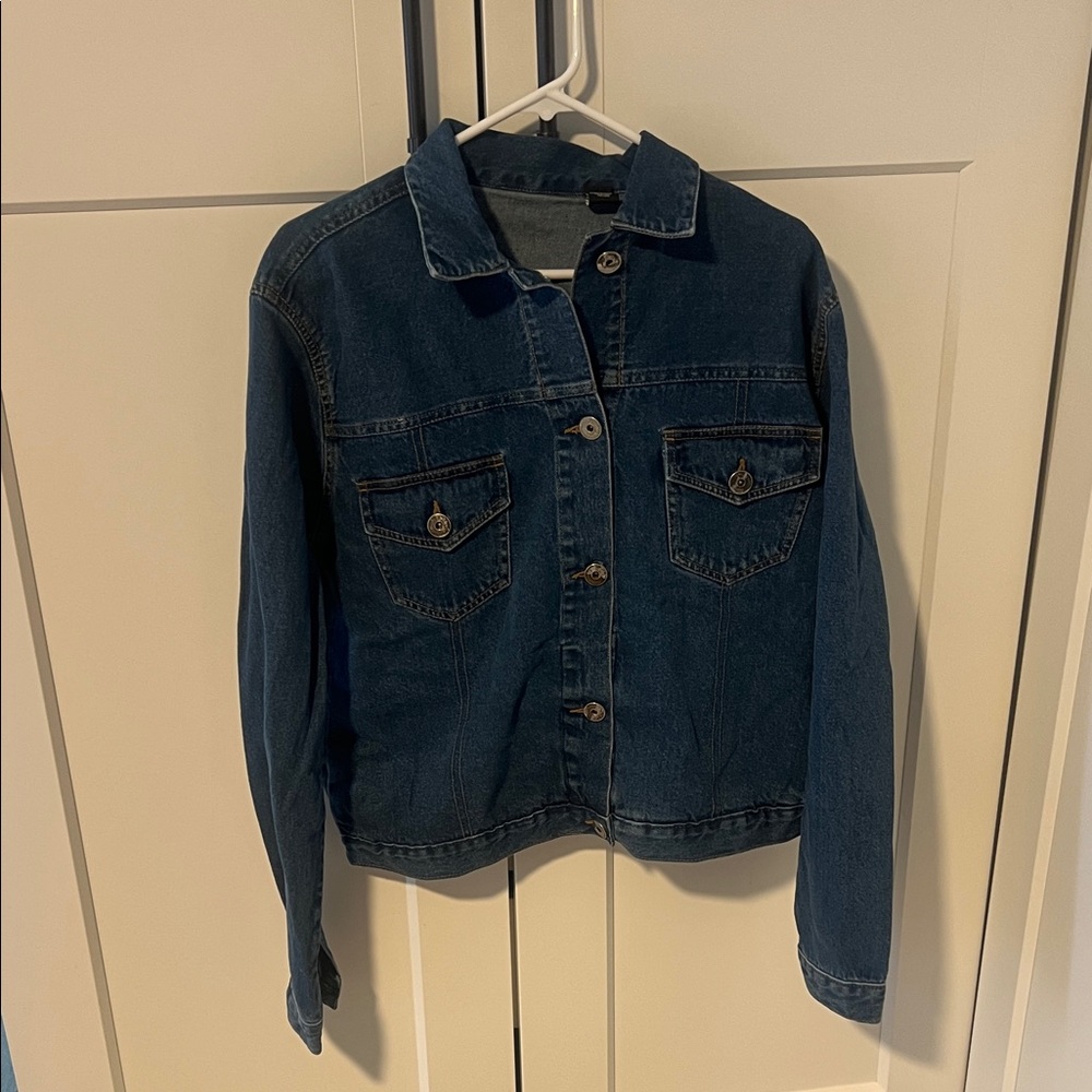 Dark Blue Denim Jean Jacket